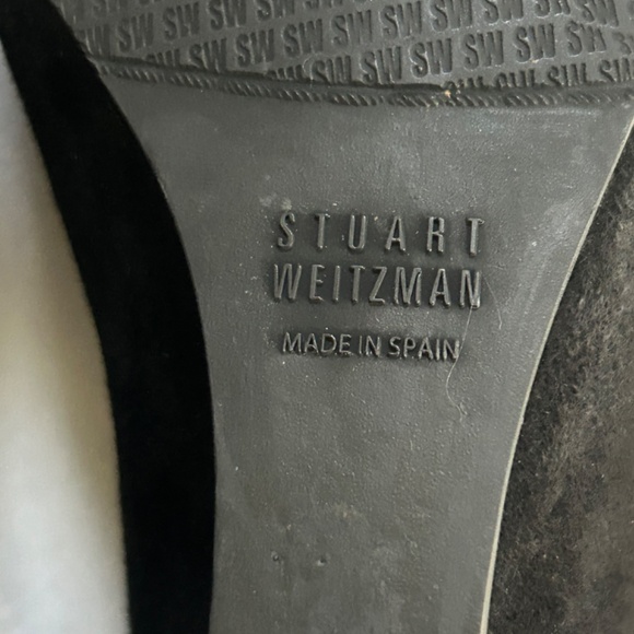 Stuart Weitzman Arise Suede Loafer Wedges 5.5 - Picture 10 of 11